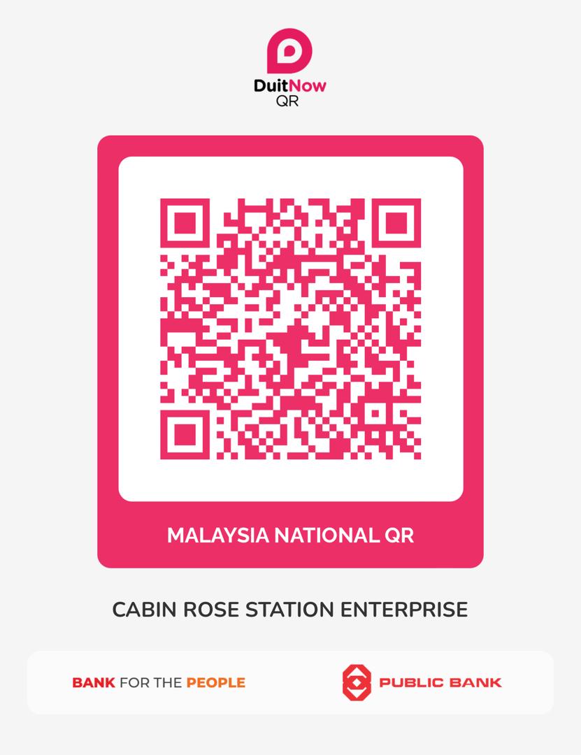 Kod QR DuitNow Cabin Rose Station (Public Bank)